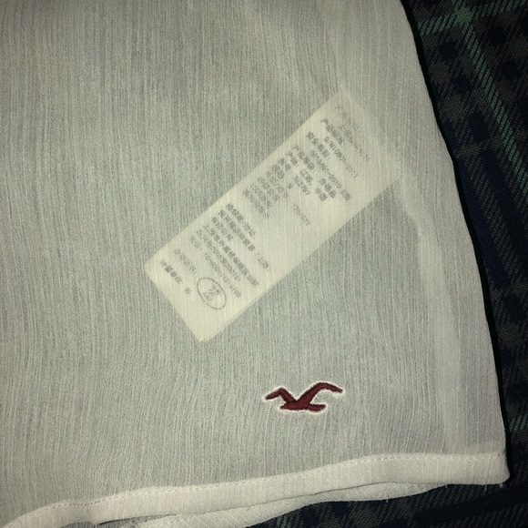 Sheer, white, hollister, tank top - Picture 2 of 3